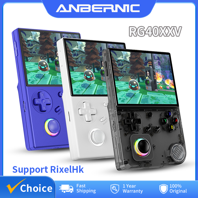Retro Gaming Kiosk - ANBERNIC RG40XXV Retro Handheld-Spielekonsole 4'' IPS-Bildschirm