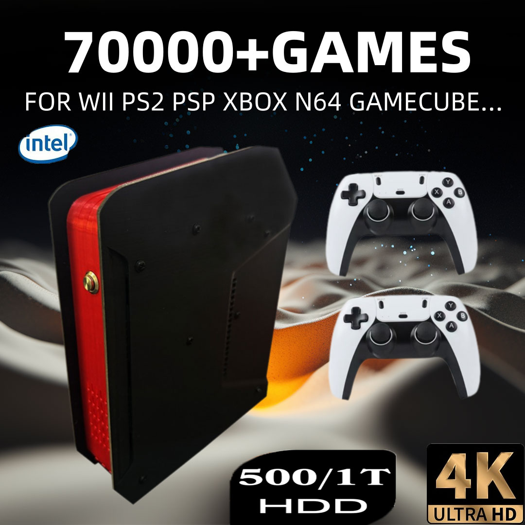 Retro Gaming Kiosk - X4 Retro-Videospielkonsole mit 1T Dual-System und