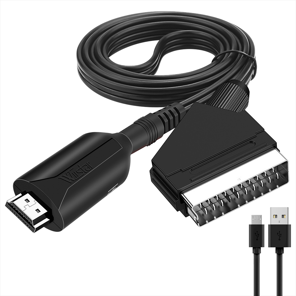 Scart To Hdmi - HDMI-kompatibel zu SCART Kabel Konverter HDMI