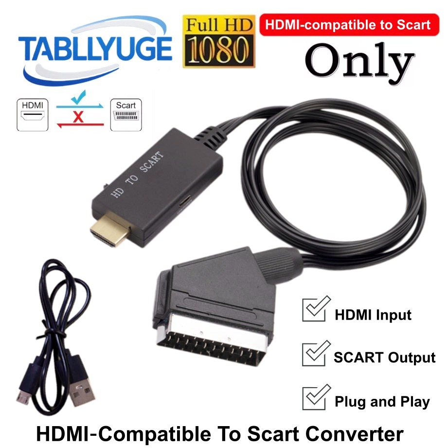 HDMI-kompatibles Konverterkabe – Scart To Hdmi Bewertung und Preis