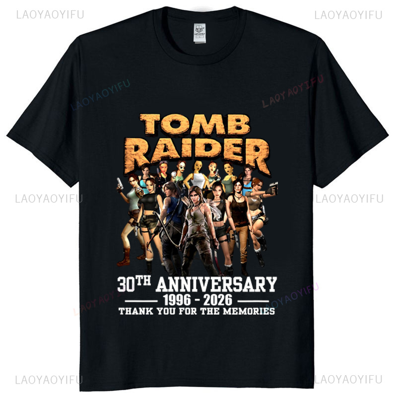 Tomb Raider 30th Anniversary U – Retro Gaming T Shirt Bewertung und Preis